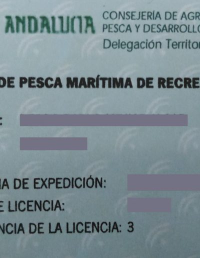 Licencia de pesca - Renovación